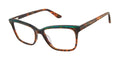 by    052 Tortoise & Green Eyeglasses 50mm with  Case
