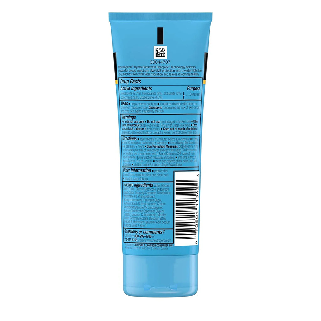 5 Pack Neutrogena Hydro Boost Water Gel Lotion Sunscreen  50 3 oz