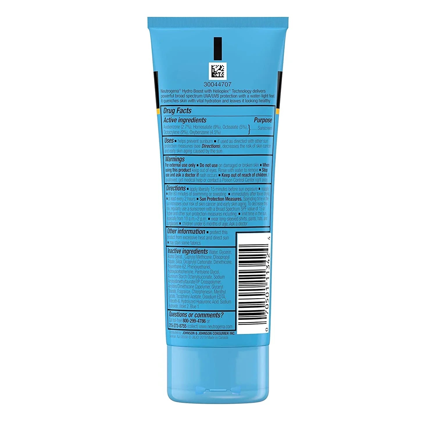 5 Pack Neutrogena Hydro Boost Water Gel Lotion Sunscreen  50 3 oz