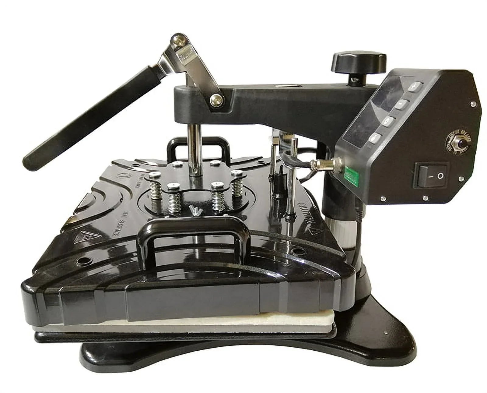 Techtongda 5in1 Combo Multifunction Heat Press Machine with Hat Mug Plate Cap -Shirt Transfer Accessory Sublimation Machine