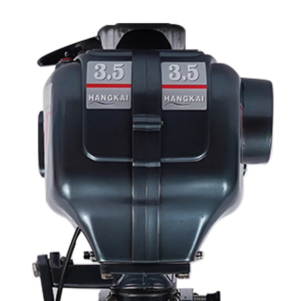 2-Stroke 3.5HP Outboard Motor Fishing Boat Petrol Engine  System 10 Km /