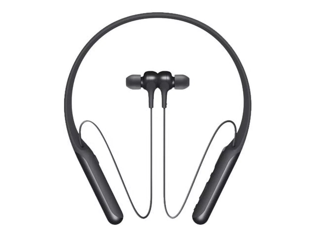 Sony - - Earphones with mic - in-ear - behind-the-neck mount - Bluetooth - wireless -  - active noise canceling - black