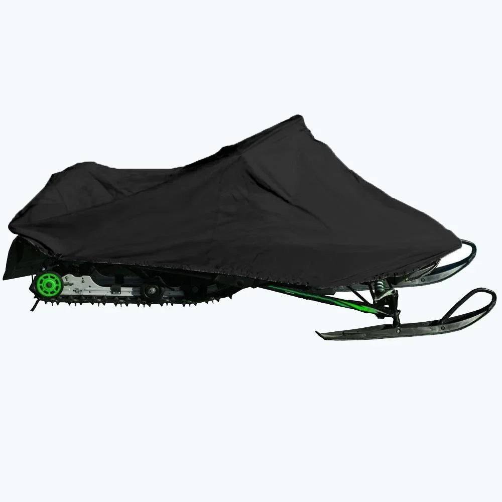 200 Denier Storage Snowmobile Cover Compatible for the 2010-2010 Ski Doo Bombardier Model   600 Snowmachine Sled. All Black.