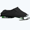 200 Denier Storage Snowmobile Cover Compatible for the 2010-2010 Ski Doo Bombardier Model   600 Snowmachine Sled. All Black.