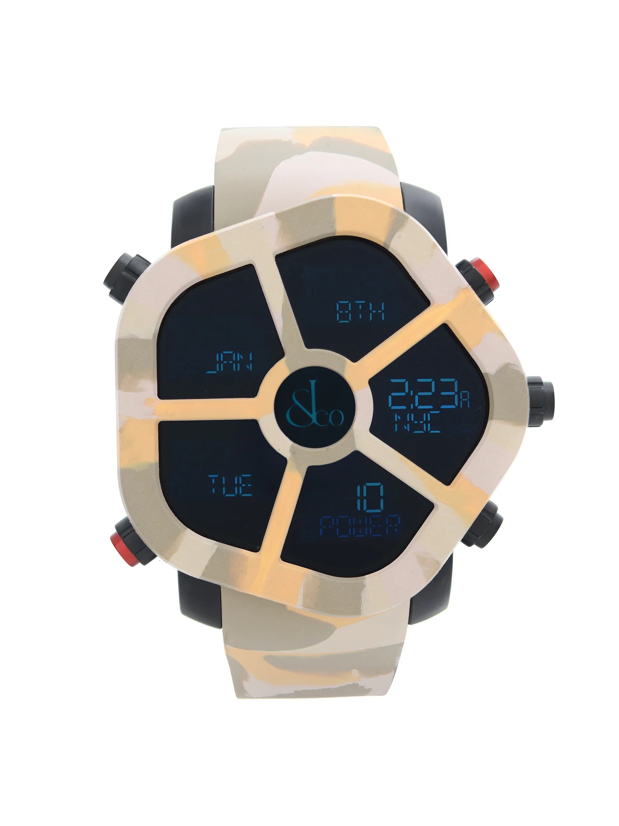 Jacob & Co. Ghost Carbon Bezel Camouflage Quartz Mens Watch .11...