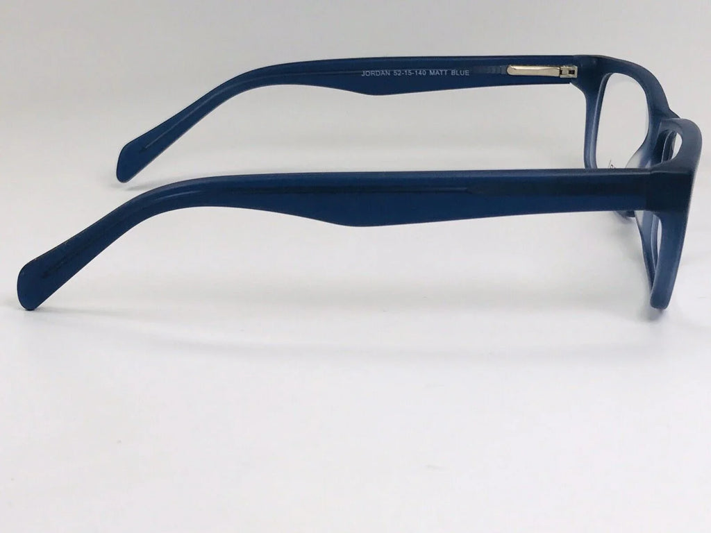 New Designer Inspired   Matte Blue  Eyeglasses 52mm with Case