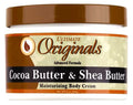 Ultimate Originals Moisturising Body Cream Cocoa Butter and Shea, 8 oz, 3 Pack