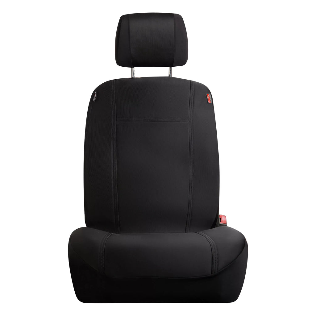 Dickies 2-Piece Black Puncture-Resistant Front Car, Truck,  Seat Covers, Protect from Pets, Universal Fit
