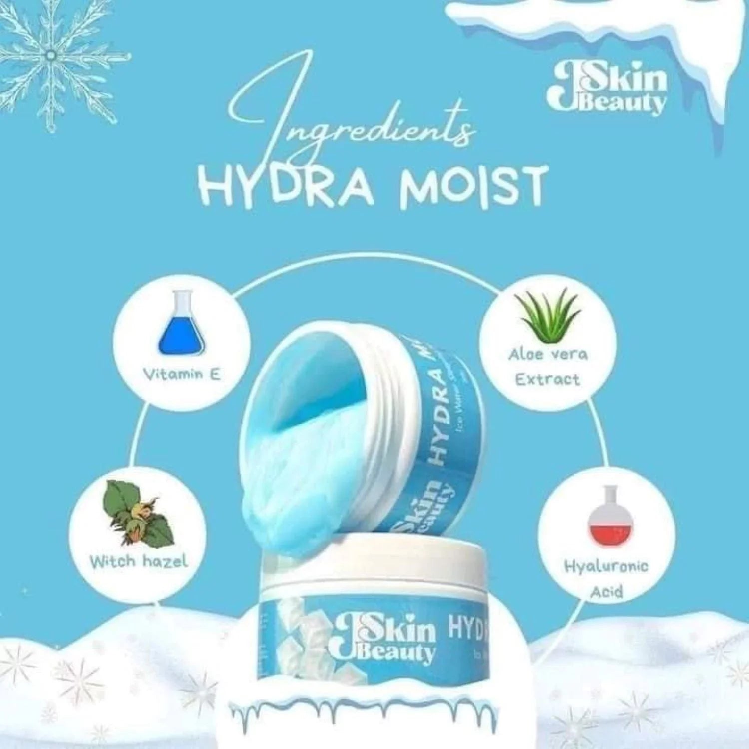 2 Jars  Skin Beauty Hydra Moist Ice Water Sleeping Mask -