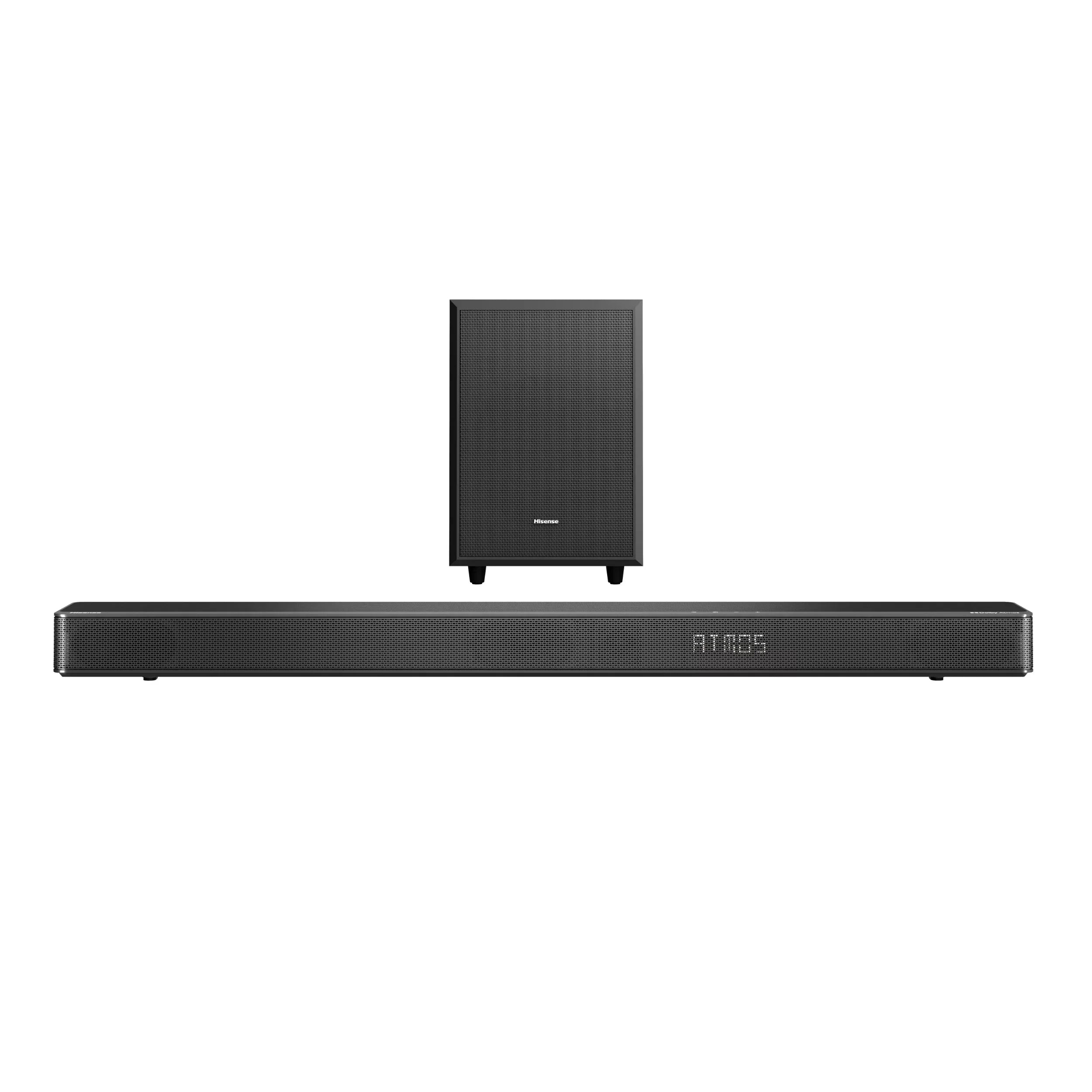Hisense 3  Soundbar with Wireless Subwoofer - Black