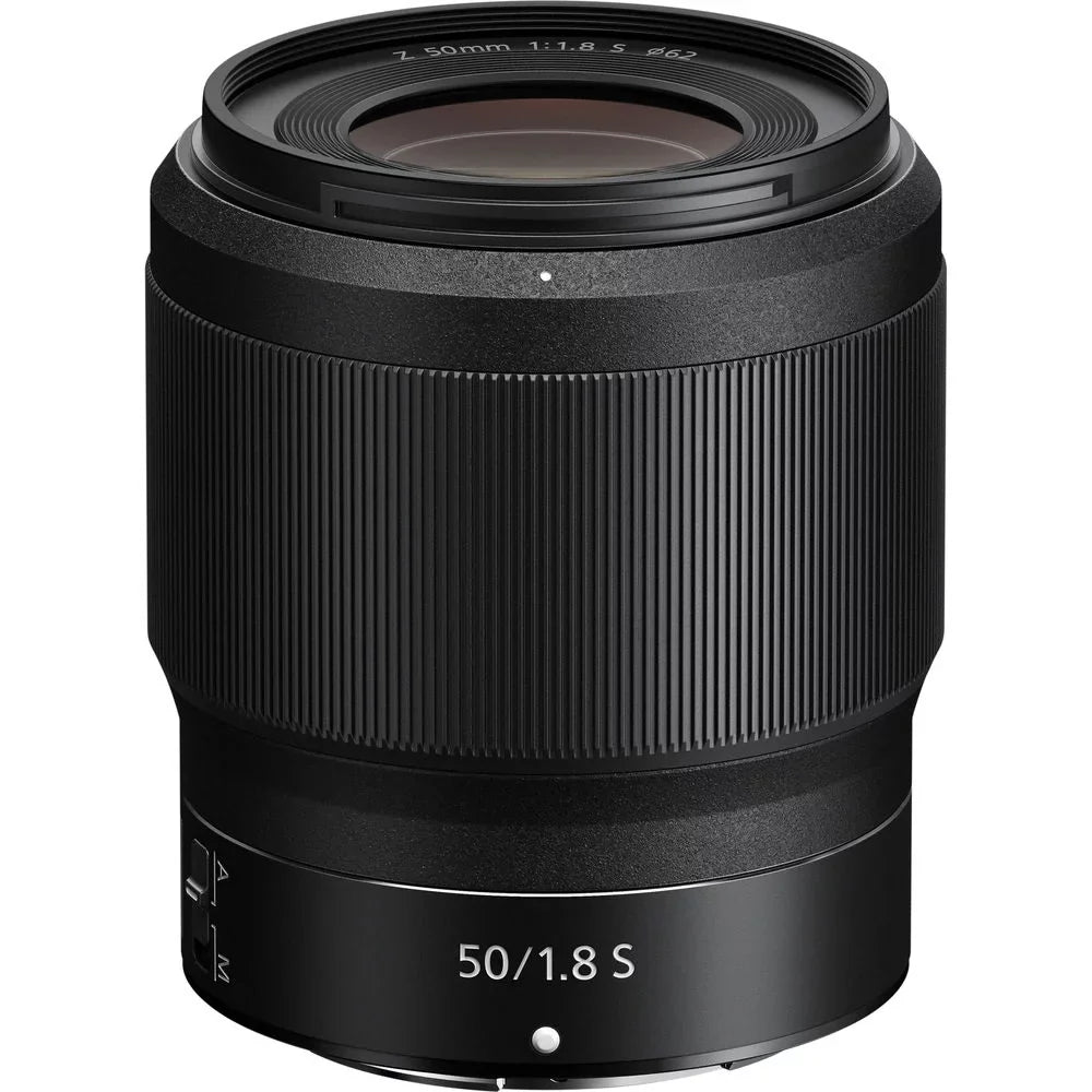 Nikon  Mirrorless Digital Camera with 50mm f/1.8  Lens + 0.43X Wide Angle Lens + 2.2x Telephoto Lens + Flash + 64GB Memory Card + -- Filters + Wireless Remte - International Version