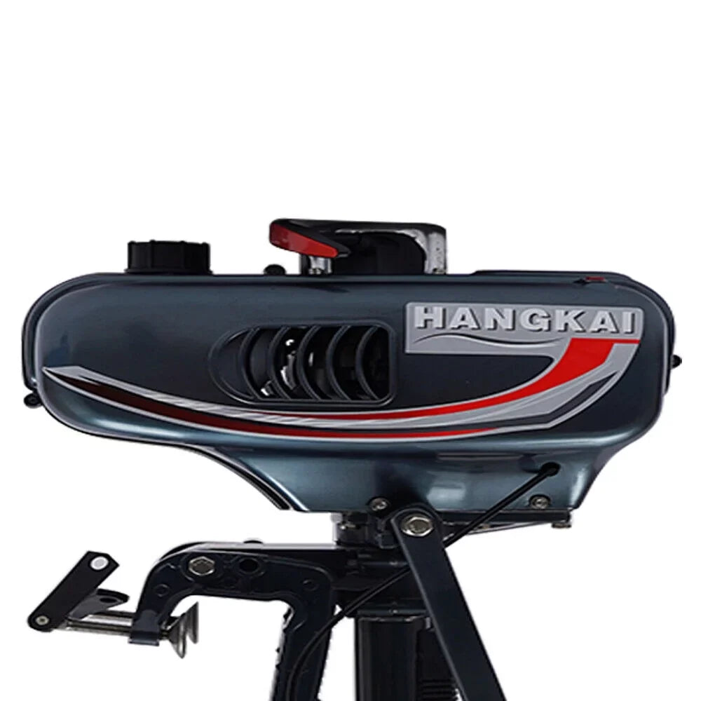 2-Stroke 3.5HP Outboard Motor Fishing Boat Petrol Engine  System 10 Km /