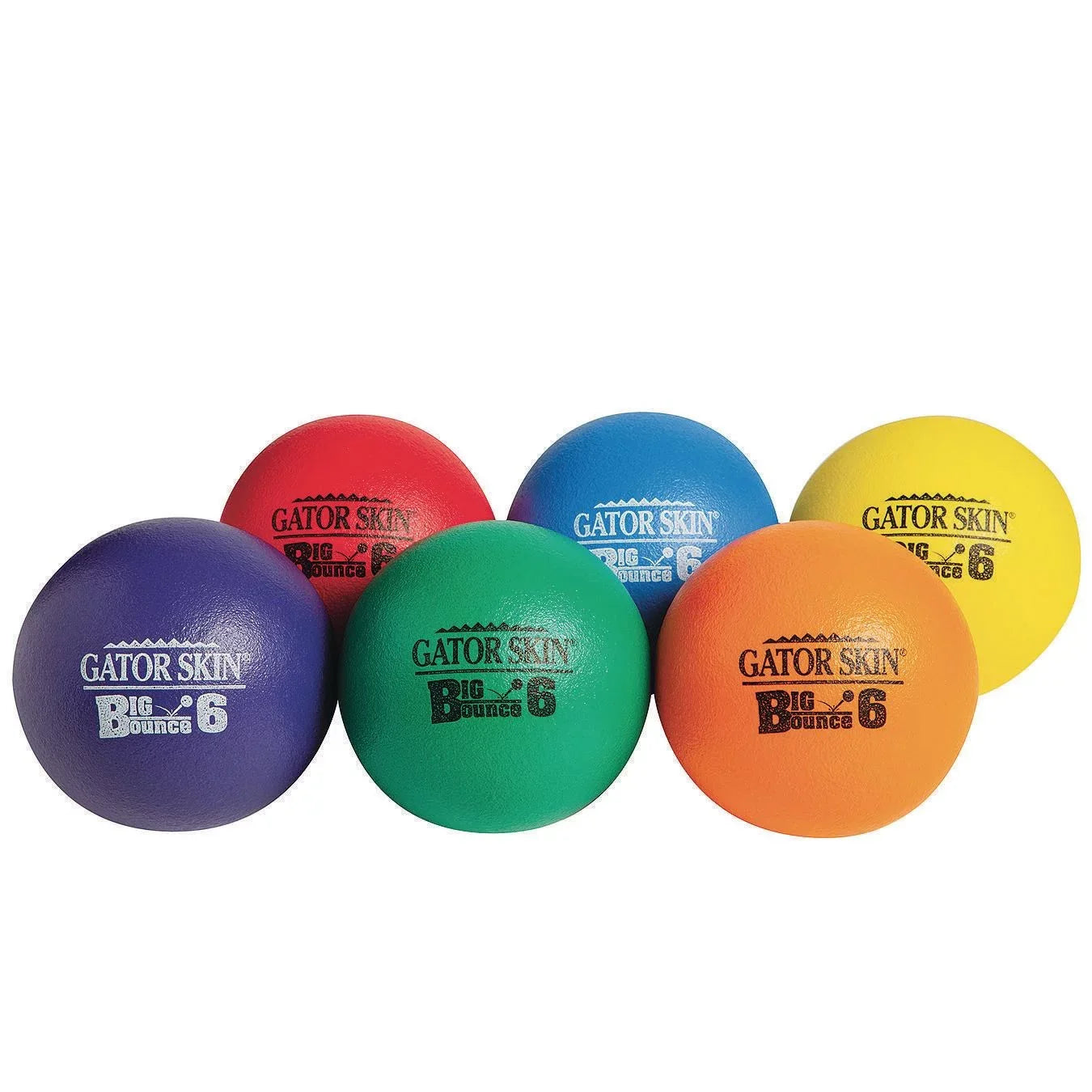 Gator Skin® Big Bounce Ball Set,  6” (Set of 6)