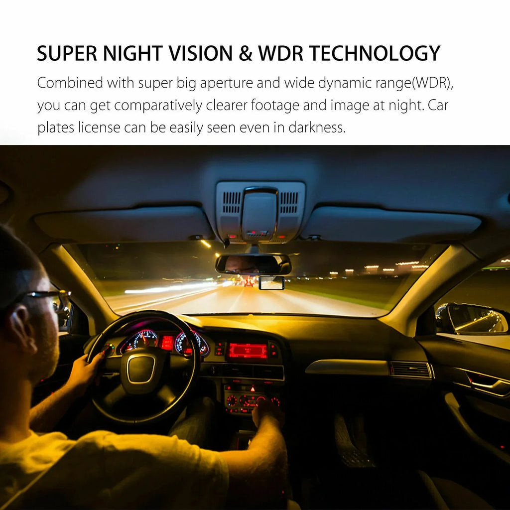 Dash Cam 4  Car  Driving Recorder Dual Lens Camera 1080P Vehicle Video