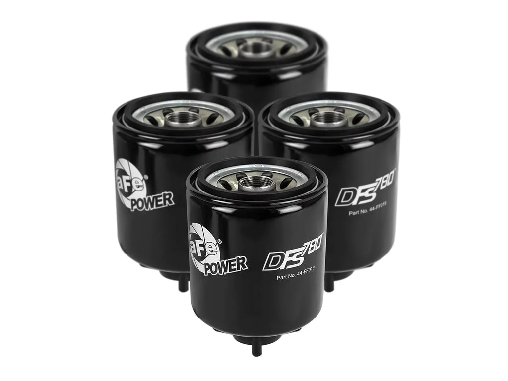aFe Pro   Fuel Filter for  Fuel System Fuel Filter (For 42-12032 Fuel System) - 4 Pack