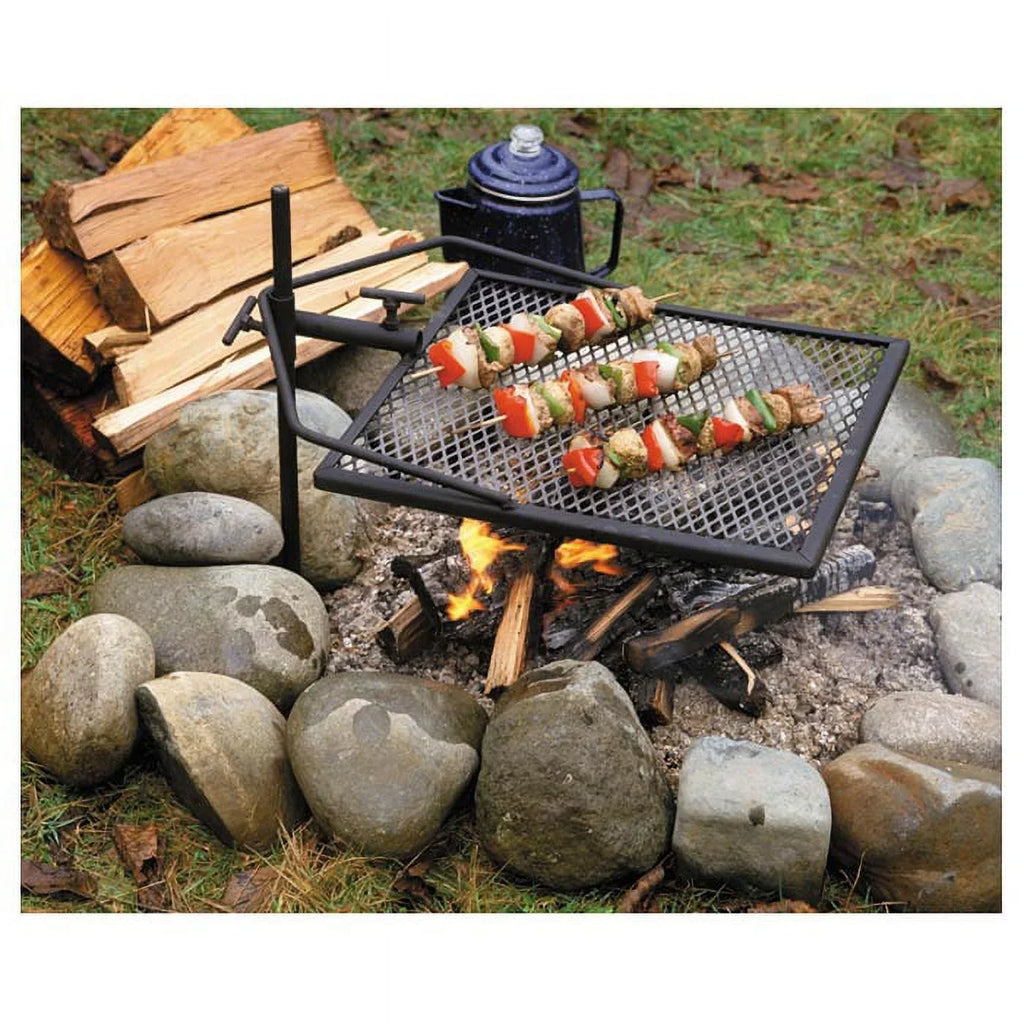 Adjust--Grill 148290 Solid Heavy-Gauge Steel Grill