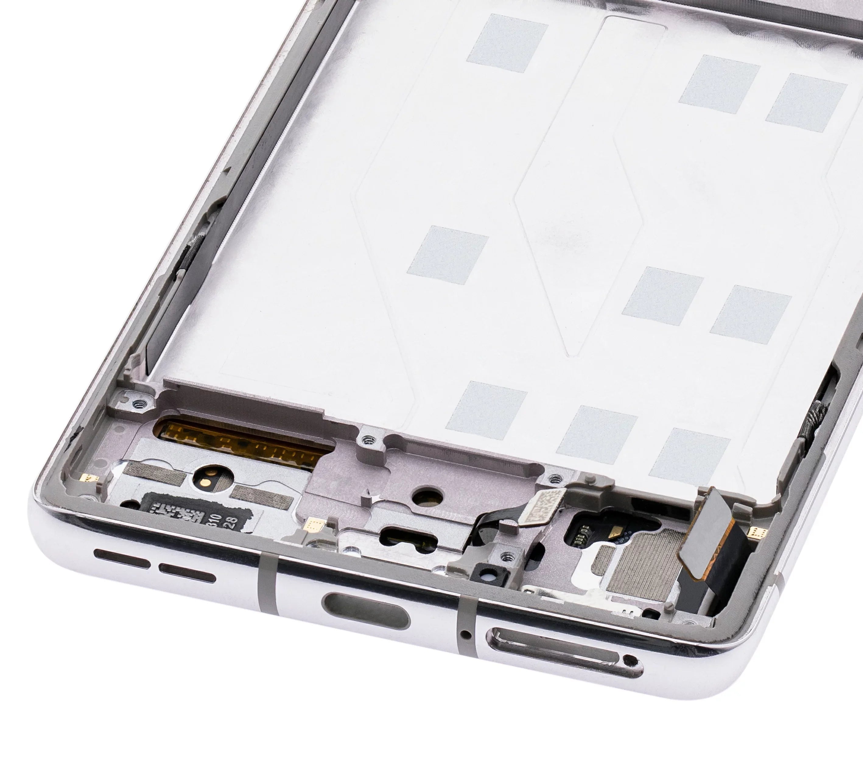 Replacement  Assembly With Frame Compatible For OnePlus 8 / 5G (Non-Verizon 5G  Frame) (Refurbished) (Polar Silver)