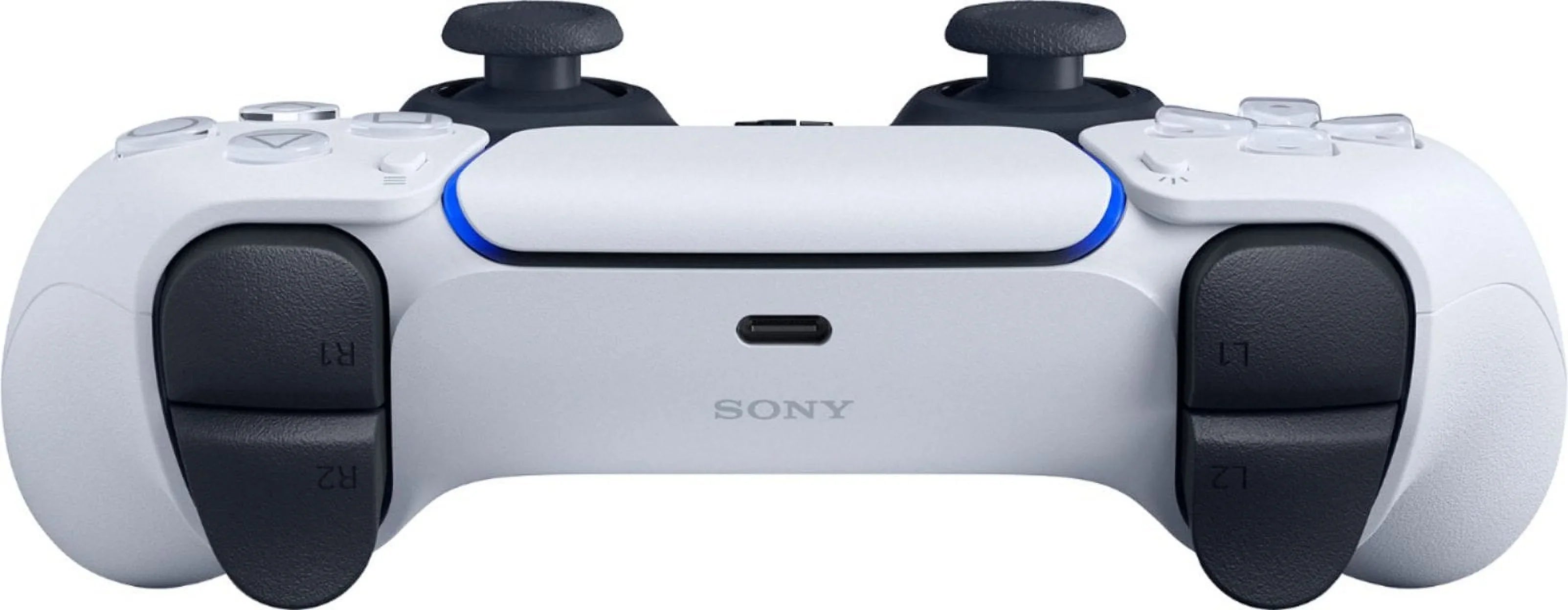 PlayStation 5,  DualSense Wireless Controller - White Bundle With 2x Controllers + 6Ave Microfiber Cleaning Cloth