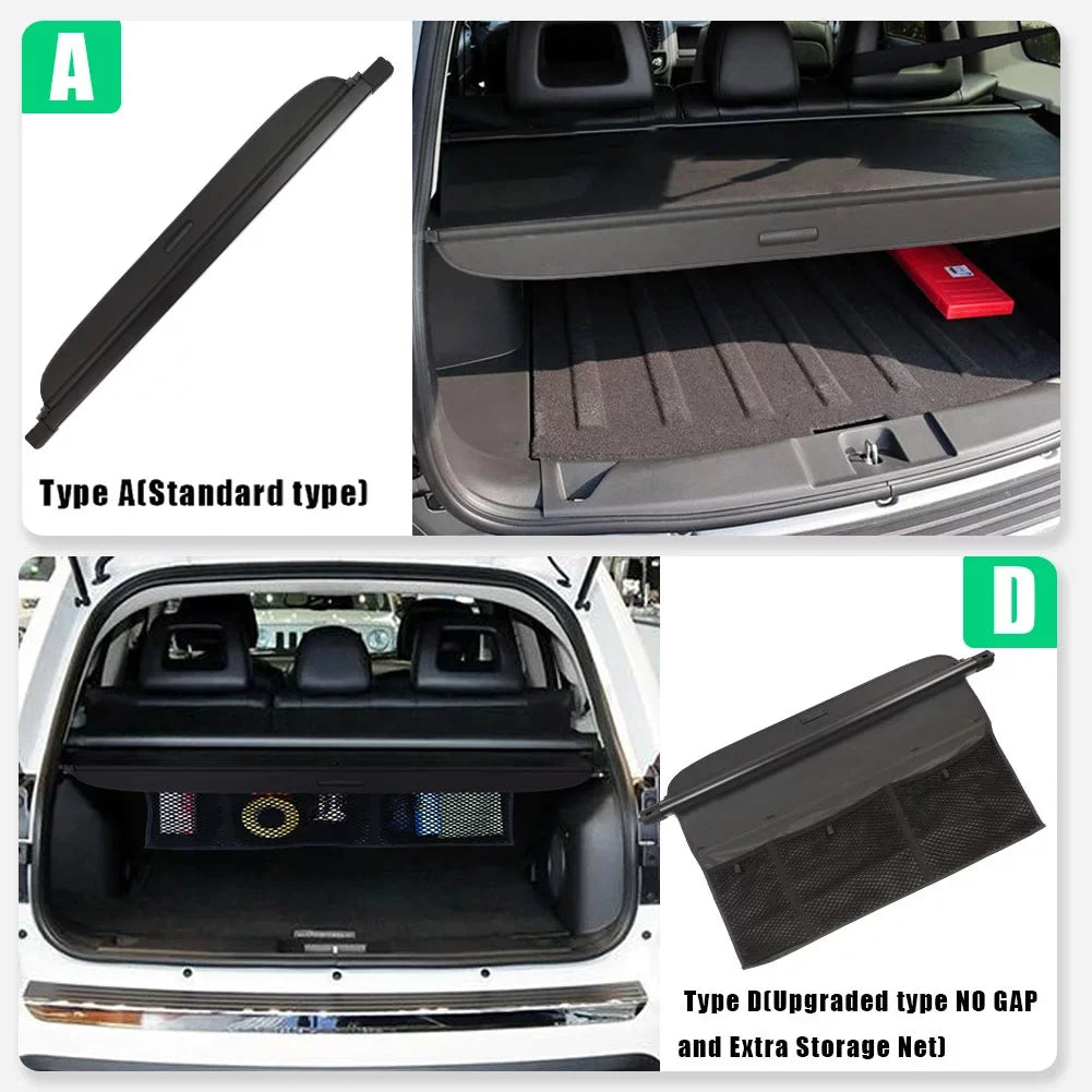 Fit Jeep Compass Patriot 2007-2016 Retractable Cargo Cover for 2007 2008 2009 2010 2011 2012 2013 2014 2015 2016 Jeep Patriot Compass  Accessory Black Rear Trunk Security Shade Cover