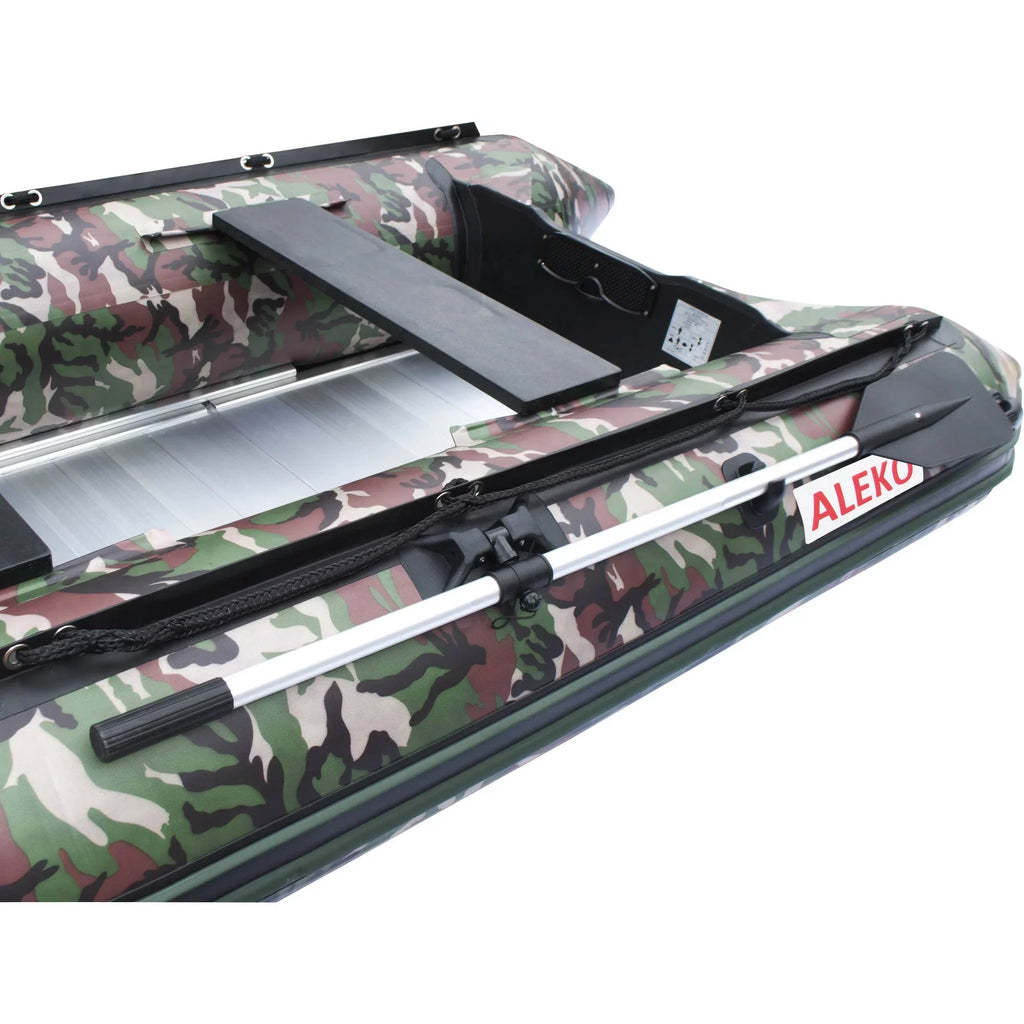 Inflatable Fishing Boat 4-Person Raft 10.5 feet - Camouflage