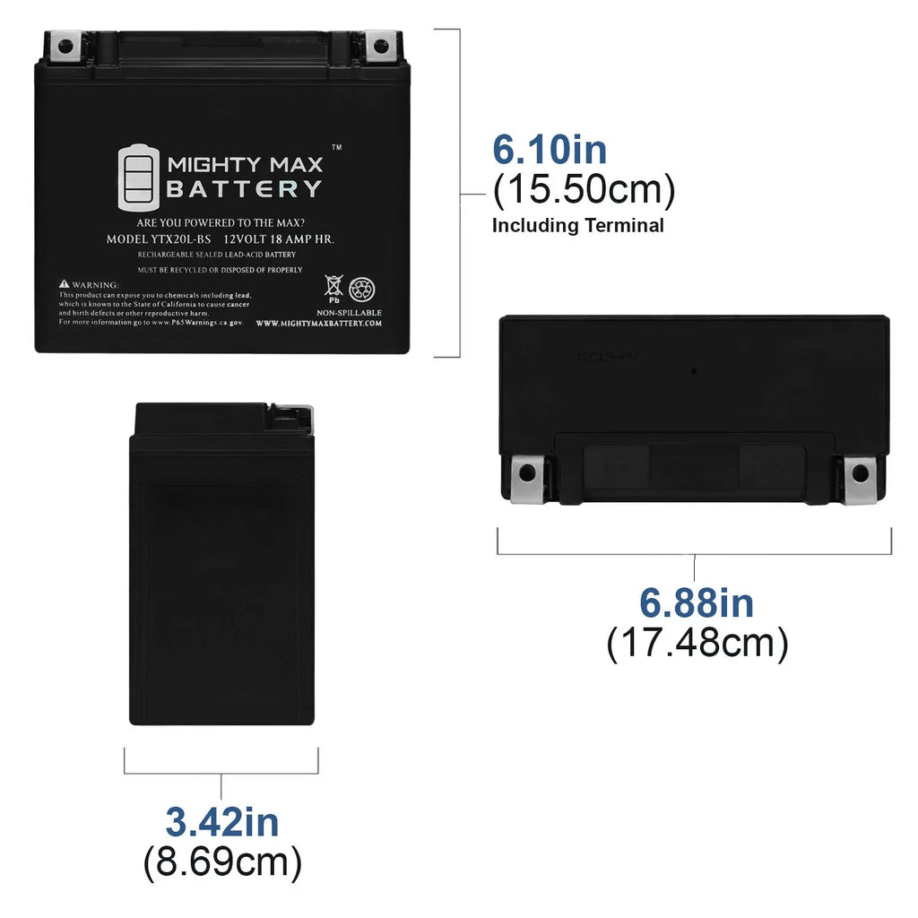 '- Battery Replacement for Yamaha 973 Nytro 06-07