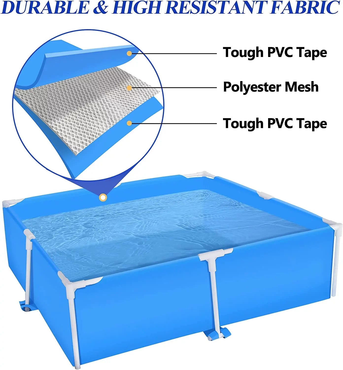 59x59 Metal Frame Pool Summer -  Swimming Pool for Summer Water Play, Outdoor Indoor Pool Ball/Sand Pit for Backyard Party