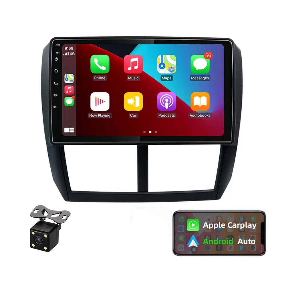 Navigation for Car Subaru Forester 2008-2012 Android 10 Car Radio 9 inch Bluetooth Player Carplay Android Auto
