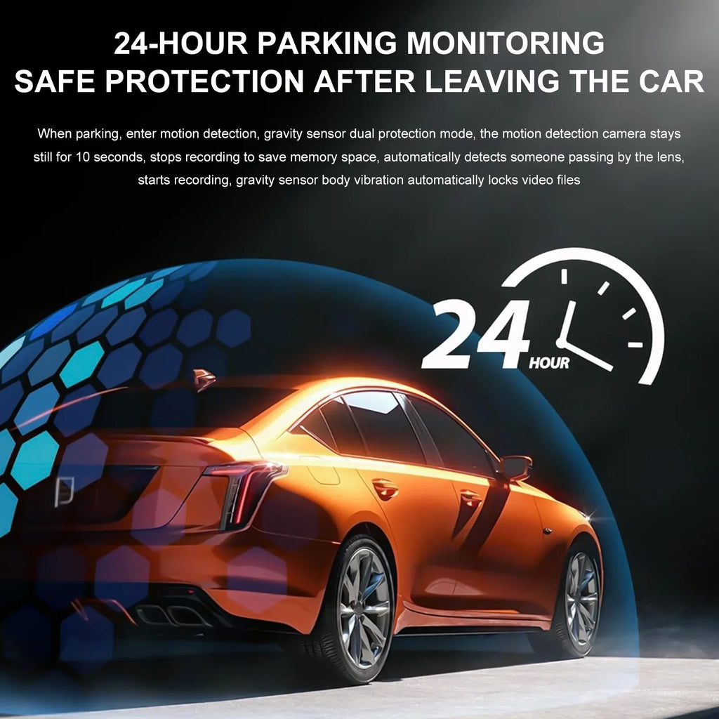 10" Mirror Dash Cam,Kepeak 1080P  Full Touch Screen Front and Rear View Backup Camera,-Sensor, Parking Monitor, 170° Wide Angle,with 5.5 Meters Cable