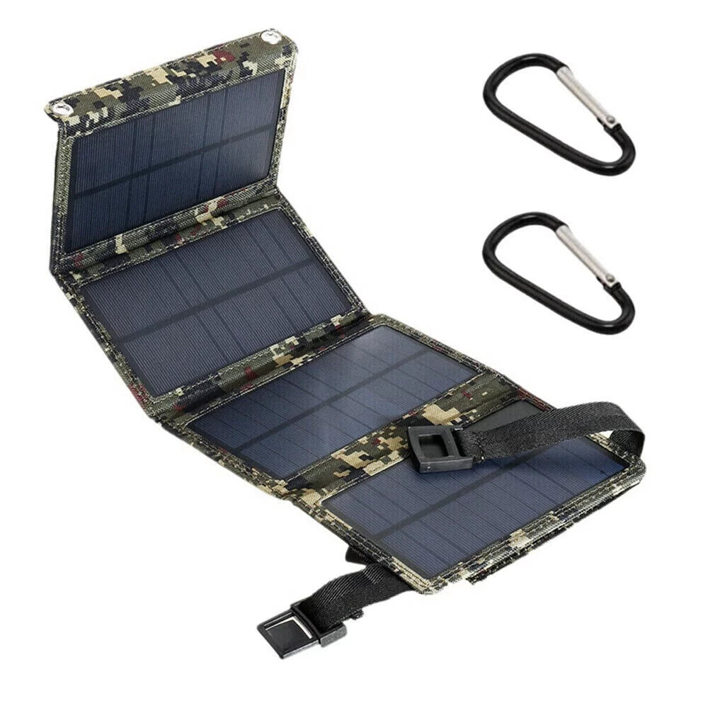 Foldable Outdoor 80W  Solar Panel Portable Phone Charger Camping Hiking Rechargeable Battery High Quality