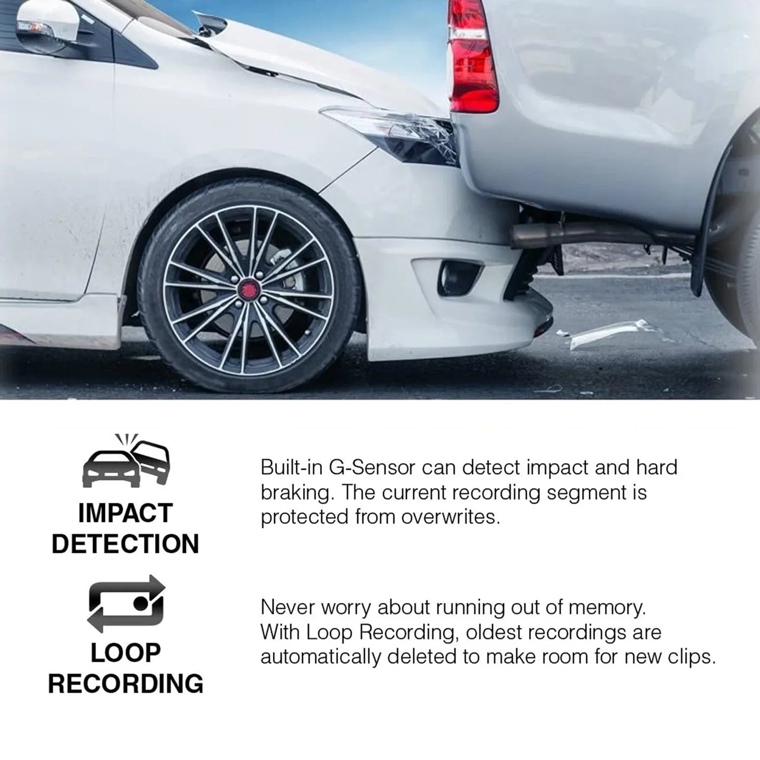 Rovi -6001 Magnetic Mount 1080p Full  High Definition Panoramic Car Dash Camera Recorder with 1.5 Inch Wide Screen Wi-Fi, , Loop Video Recording, Impact Detection and 360 Degree Rotation