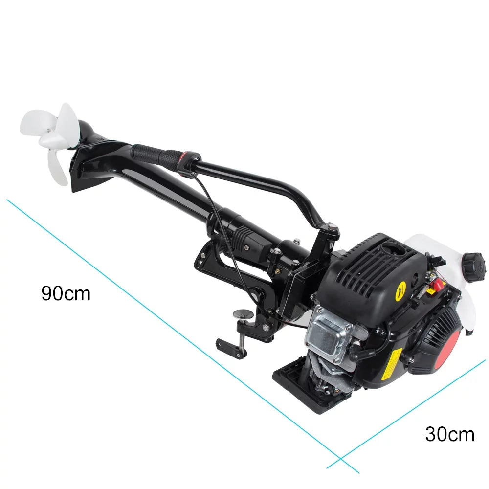 4 Stroke 3.6  55CC Outboard Motor Boat Engine With Air Cooling System Machine