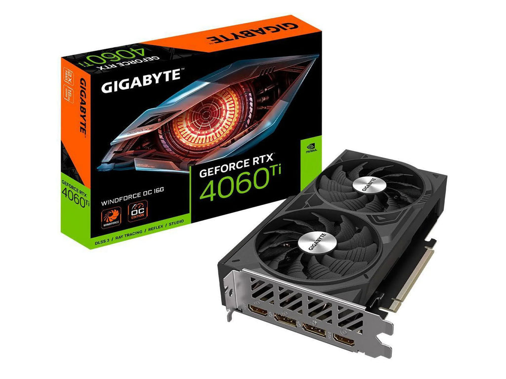 GeForce  4060 Ti   16G Graphics Card, 2x  Fans, 16GB 128-bit , --16G Video Card