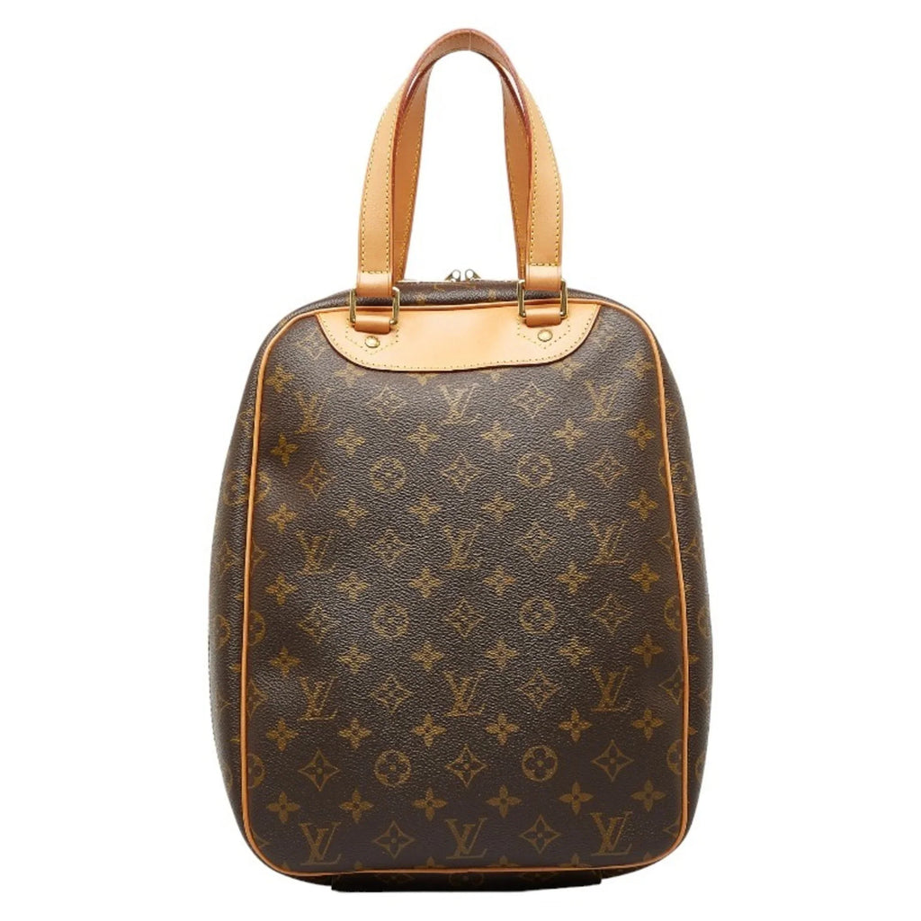 Pre-Owned Louis Vuitton Monogram Excursion Handbag  Brown  Leather Women's   (Good)
