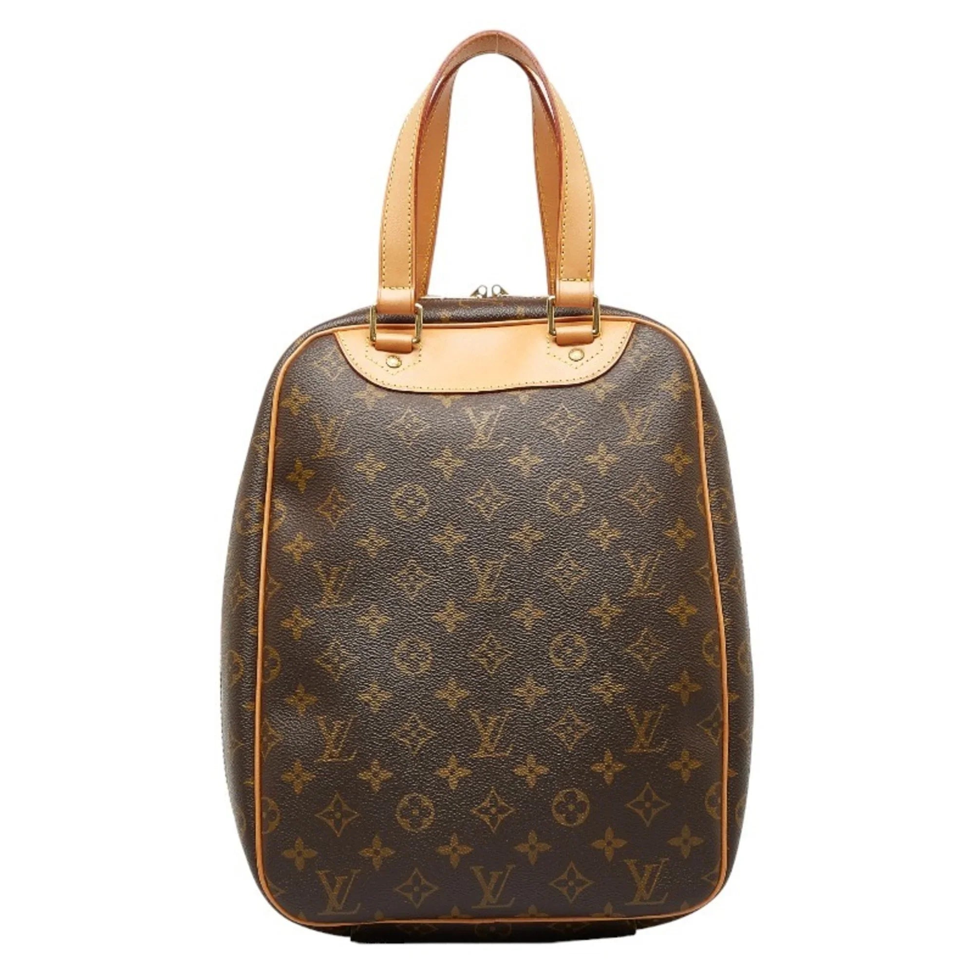 Pre-Owned Louis Vuitton Monogram Excursion Handbag  Brown  Leather Women's   (Good)