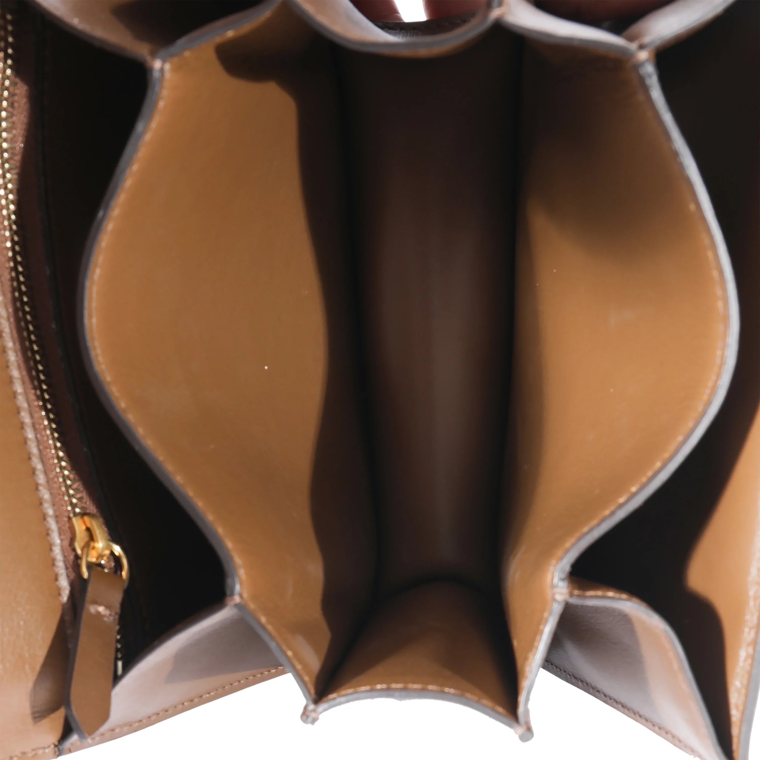 Celine Brown Smooth Leather Small Box Bag Pre-Owned