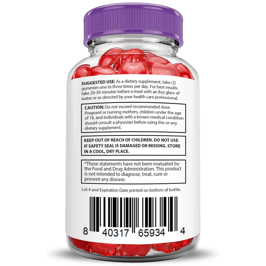 (2 Pack) Pure Slim Keto Extreme  Gummies 2000mg Dietary Supplement 120 Gummys