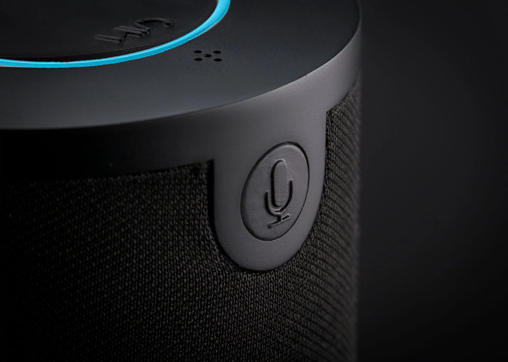 Odash --6-1153 Voice Assistant Wireless Speaker with Bluetooth, Black