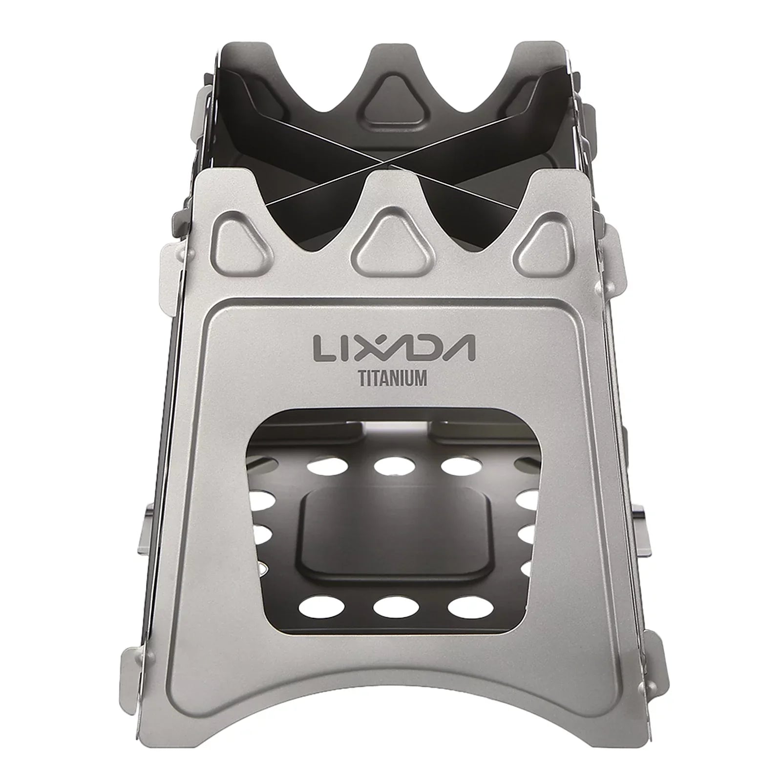 Lixada Compact Folding Wood Stove - Ideal for  Camping, Cooking, and Picnicking