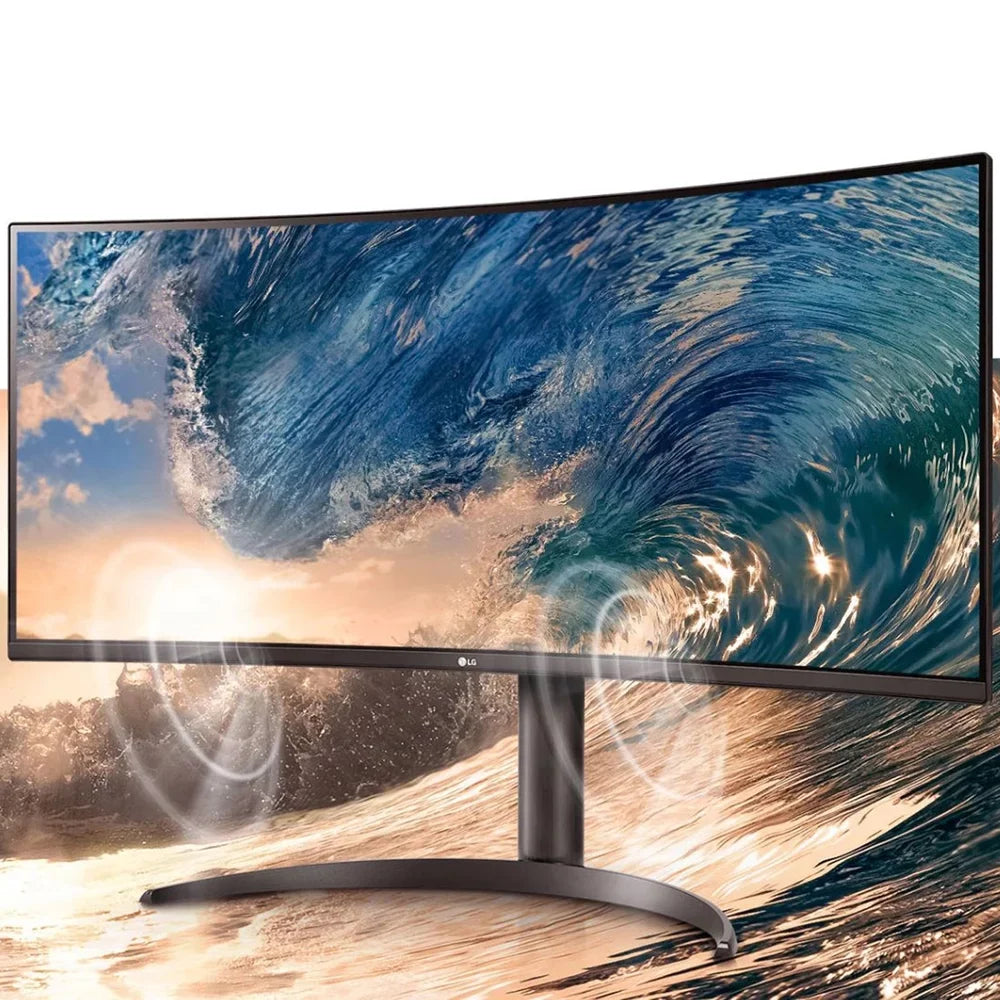 Open Box  34WP75C- 34" Curved UltraWide   10 160Hz  Type- Monitor with  FreeSync Premium Pro (65W Power Delivery)