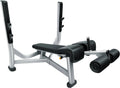 French Fitness  Silver Olympic Decline Bench (New)