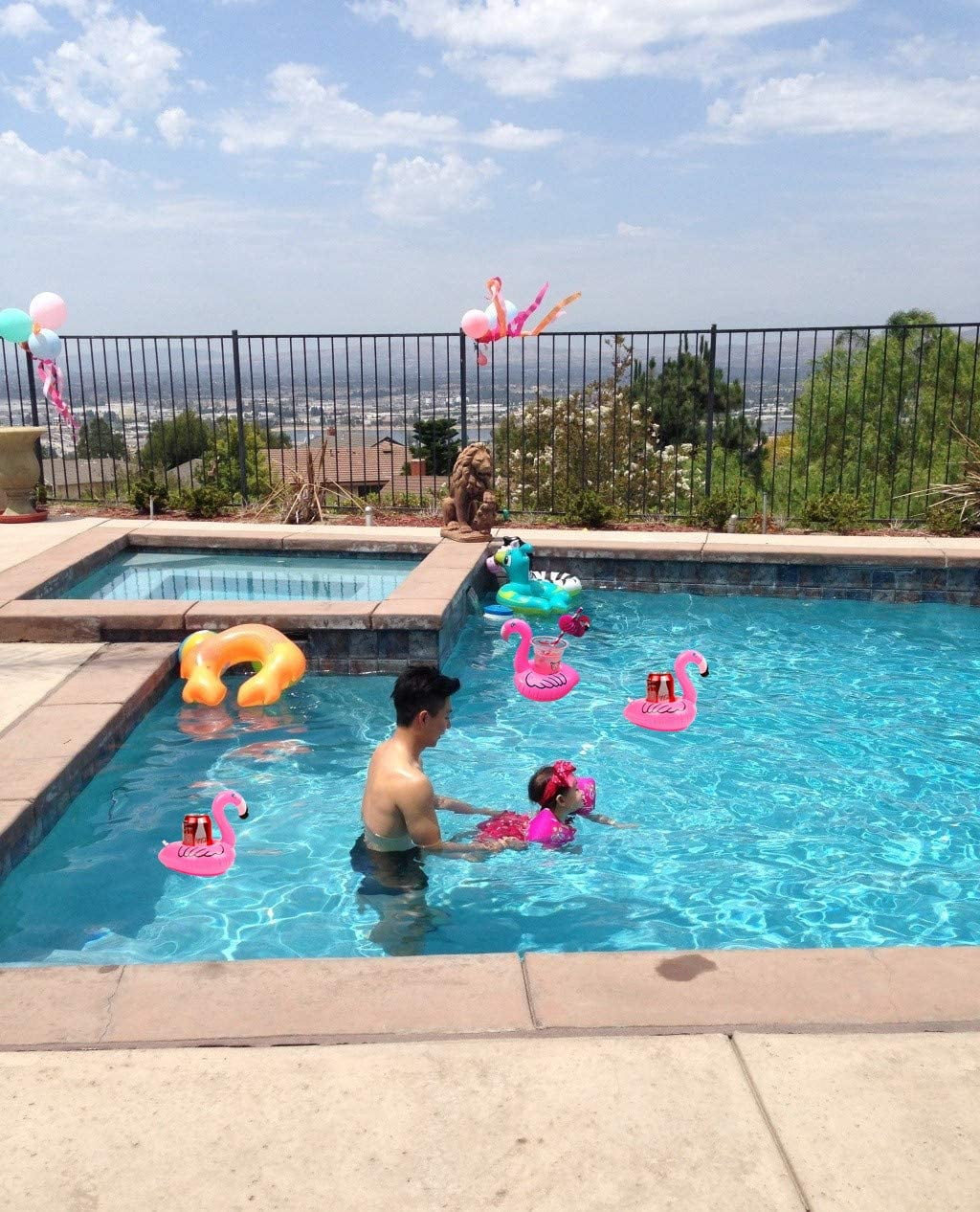 Inflatable Drink Holder Drink Pool Floats Cup Holder Floats Inflatable Floating Coasters Float Coaster for Pool Party Water Fun