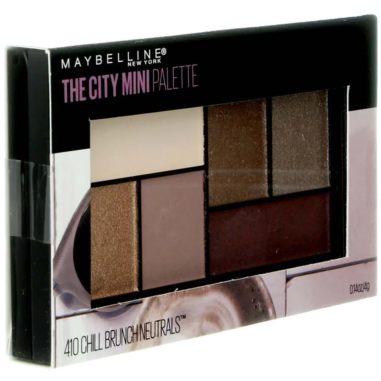 Maybelline The City Mini Eyeshadow Palette Makeup, Chill Brunch Neutrals, 0.14  oz (Pack of 3)