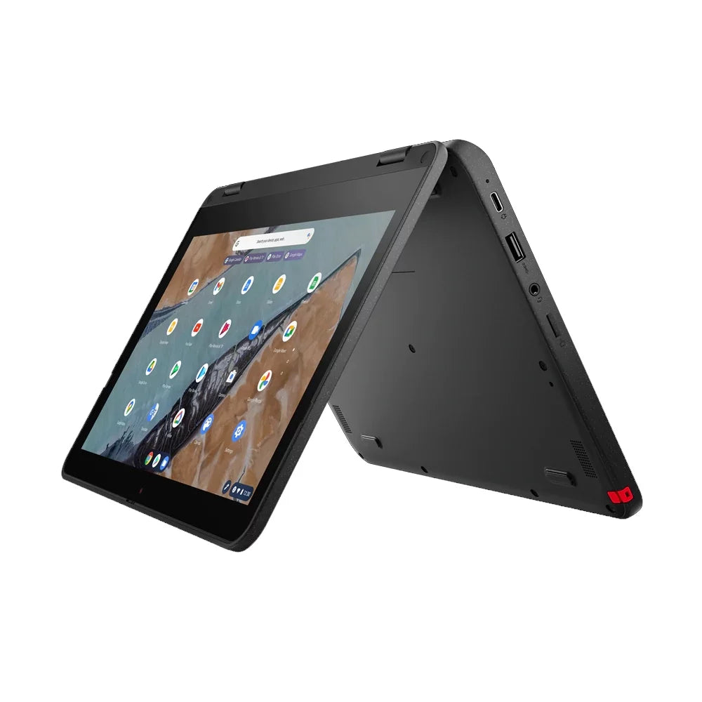 Restored Lenovo 300E  11.6" Touch Laptop  3015CE 4GB 32GB  Chrome  (Refurbished)