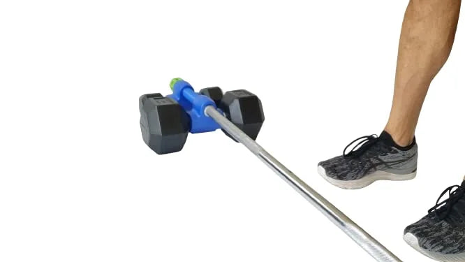 Superset Dumbbell to Barbell Adapters- Converts dumbbells for use on 1" diameter bar (up to 100 lb dumbbell, 2 Pair, 2 Spacers)