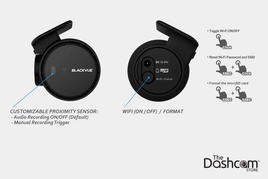 BlackVue -1CH Single-Lens 1080p/60fps  WiFi Dashcam w/ 16  Memory Card