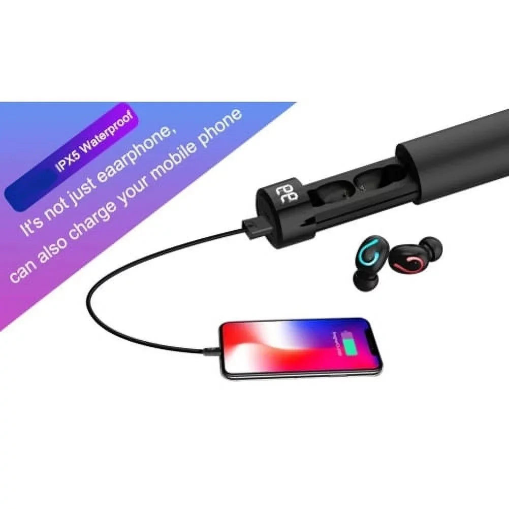 Earbuds Wireless  Headphones Earphones True Wireless Stereo Headset  for Samsung Galaxy TabPRO 8.4 Tab 3 8.0 7.0 4 10.1 - 2 10.1,  Active,  5G On5 Note 9 8 5 NotePRO 12.2 4 3
