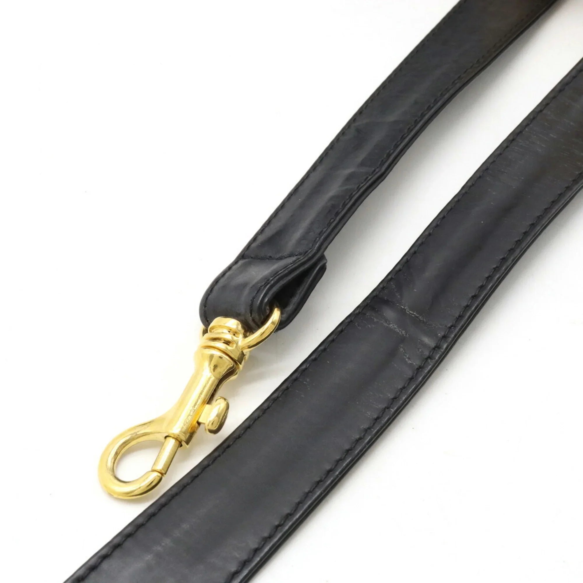 Pre-Owned  Chanel Matelasse Coco Mark Vanity Bag Handbag Shoulder Leather Black (Fair)