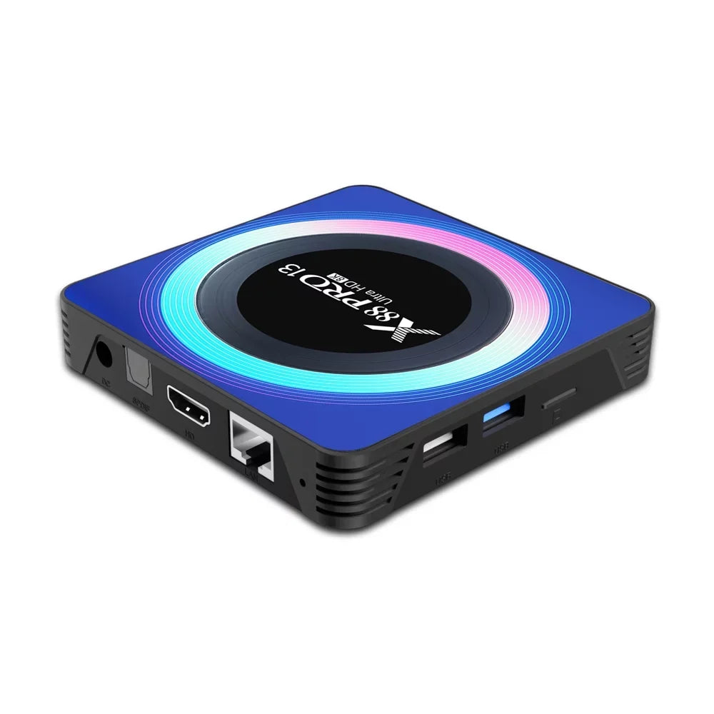 Android 13.0  Box,  13 Acrylic 4GB  64GB   Quad-Core WiFi6 Dual Band 2.4G/5.8G Ethernet 1000M .0 8K + Ultra  .0