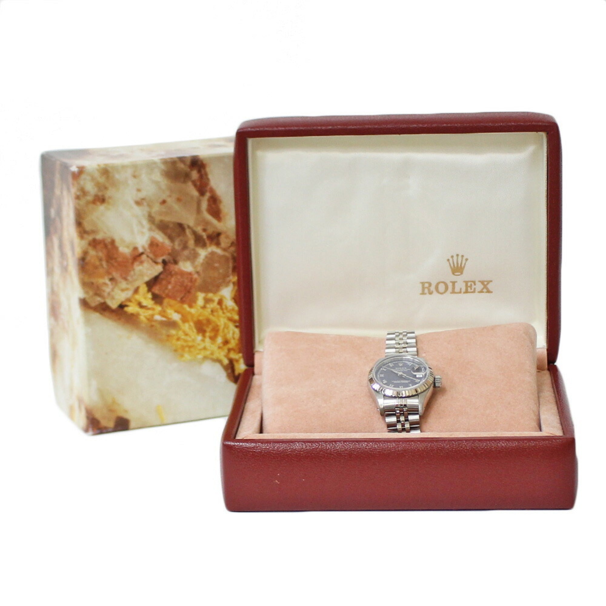 Pre-Owned Rolex Datejust Oyster Perpetual Watch Stainless Steel 69174 Automatic Winding Ladies  (Good)