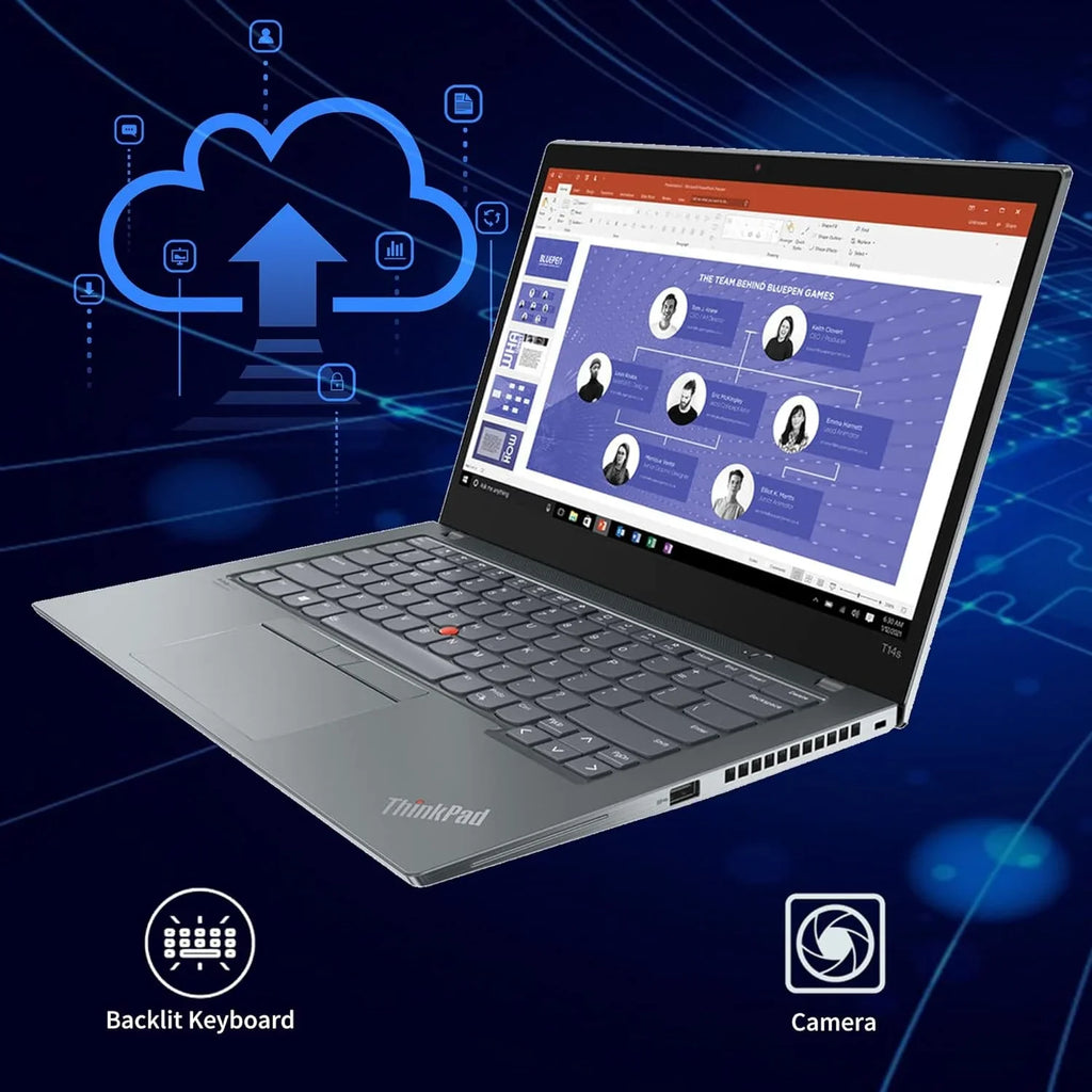 Lenovo ThinkPad T14s Gen 2 Touchscreen Laptop, 14"  Laptop, Intel 11th Gen i7-1165G7, 16GB , 512GB PCIe , Backlit Keyboard, WiFi 6, , Win 10 Pro, with Hotface 32GB  Card